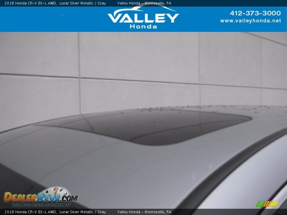 2018 Honda CR-V EX-L AWD Lunar Silver Metallic / Gray Photo #3