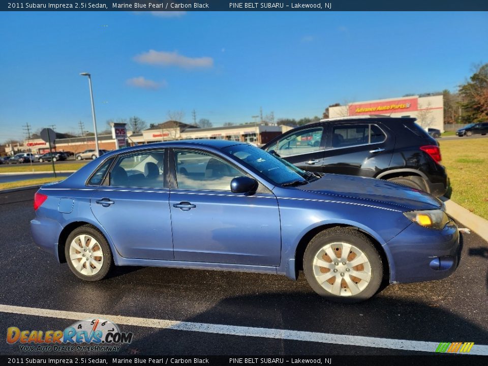 2011 Subaru Impreza 2.5i Sedan Marine Blue Pearl / Carbon Black Photo #6