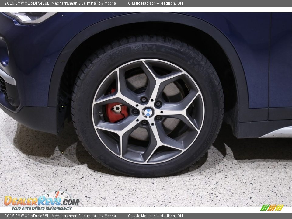 2016 BMW X1 xDrive28i Mediterranean Blue metallic / Mocha Photo #23