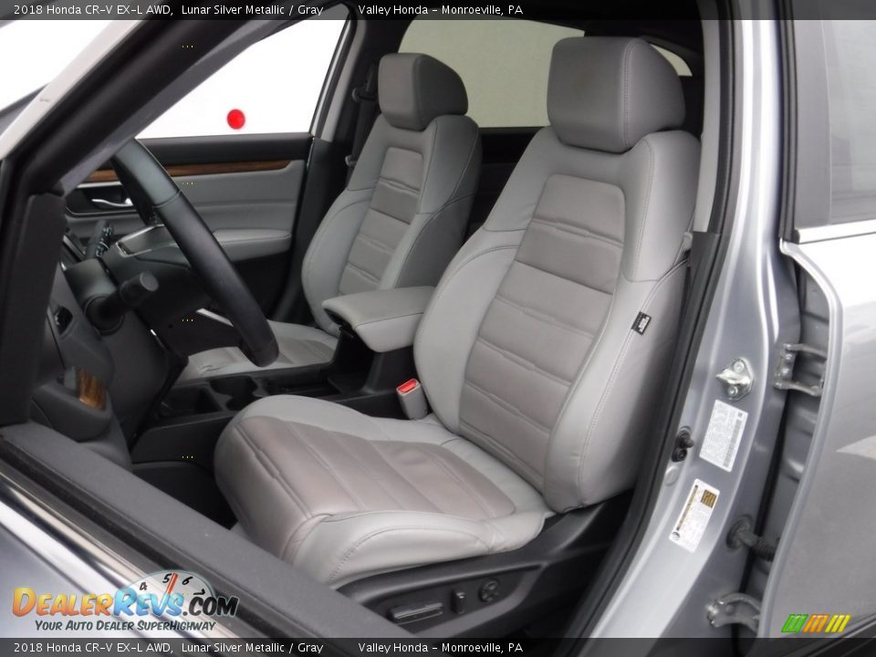 2018 Honda CR-V EX-L AWD Lunar Silver Metallic / Gray Photo #12