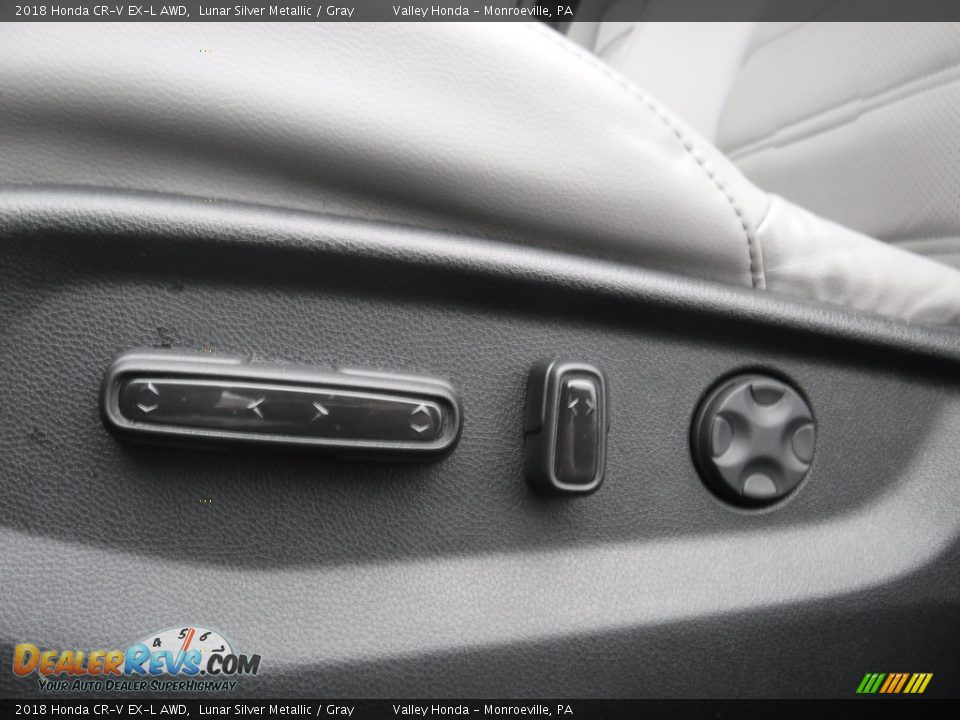 2018 Honda CR-V EX-L AWD Lunar Silver Metallic / Gray Photo #13