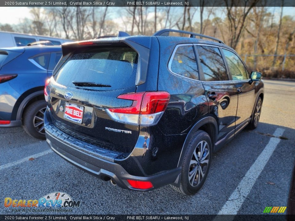 2020 Subaru Forester 2.5i Limited Crystal Black Silica / Gray Photo #7