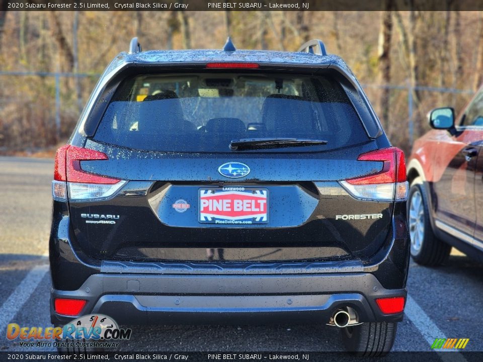 2020 Subaru Forester 2.5i Limited Crystal Black Silica / Gray Photo #8