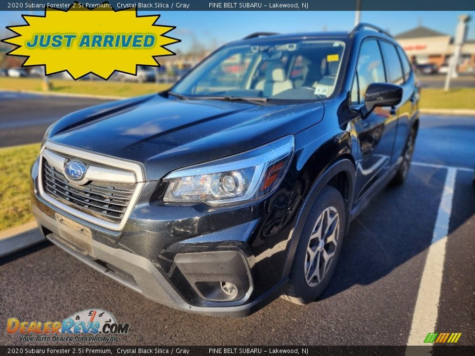 2020 Subaru Forester 2.5i Premium Crystal Black Silica / Gray Photo #1