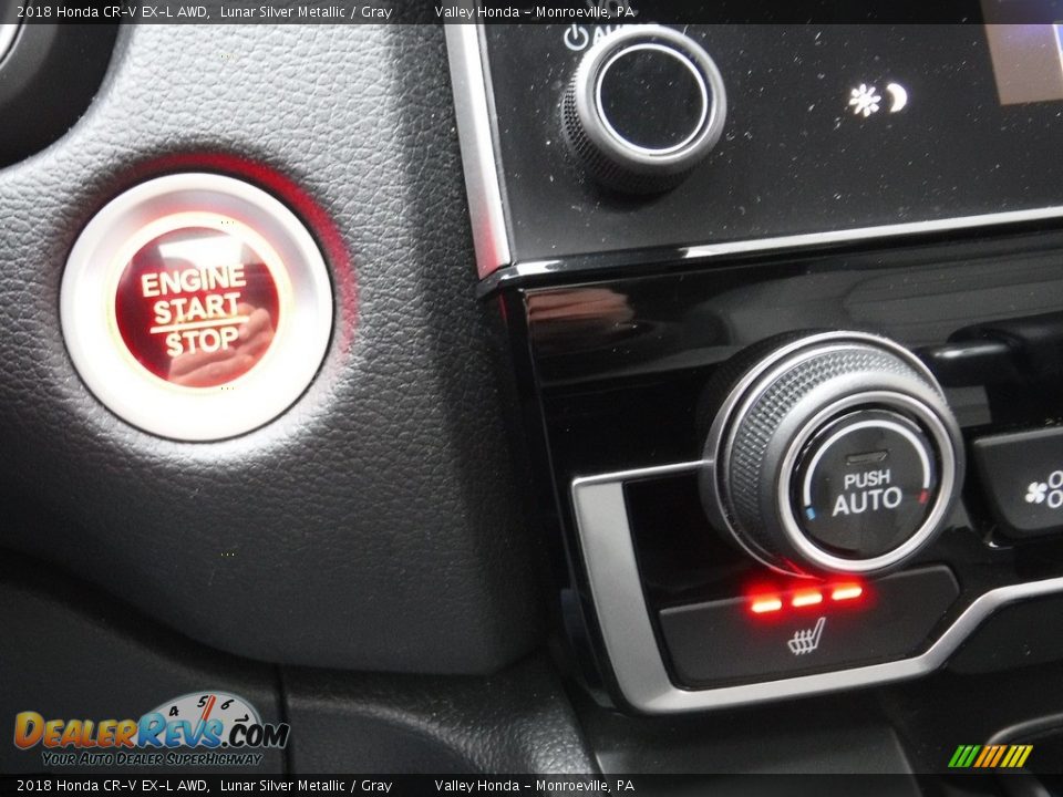 2018 Honda CR-V EX-L AWD Lunar Silver Metallic / Gray Photo #18