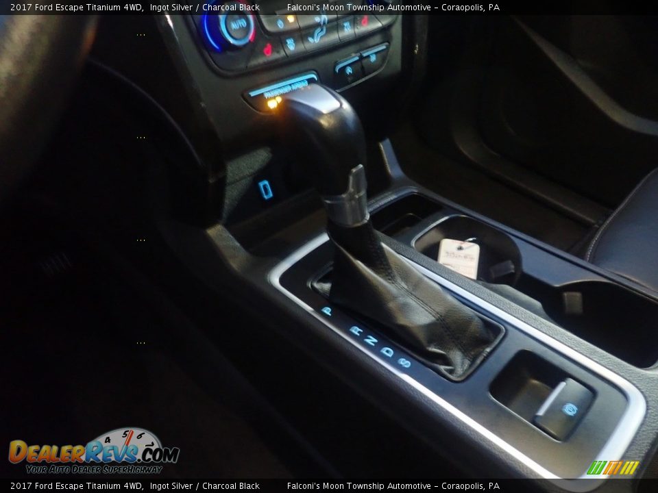 2017 Ford Escape Titanium 4WD Ingot Silver / Charcoal Black Photo #27