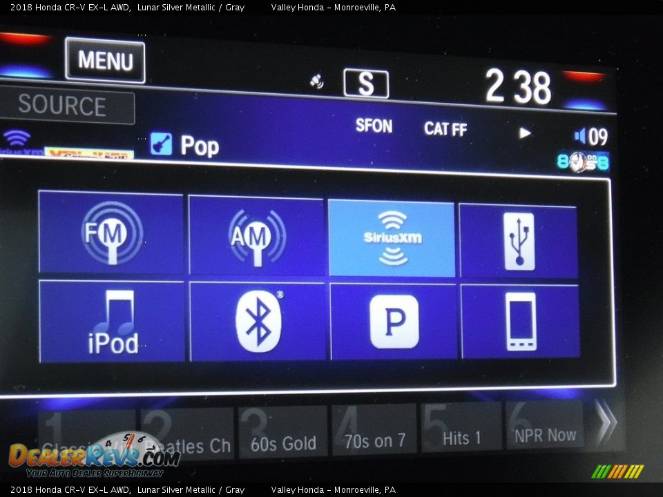 2018 Honda CR-V EX-L AWD Lunar Silver Metallic / Gray Photo #19