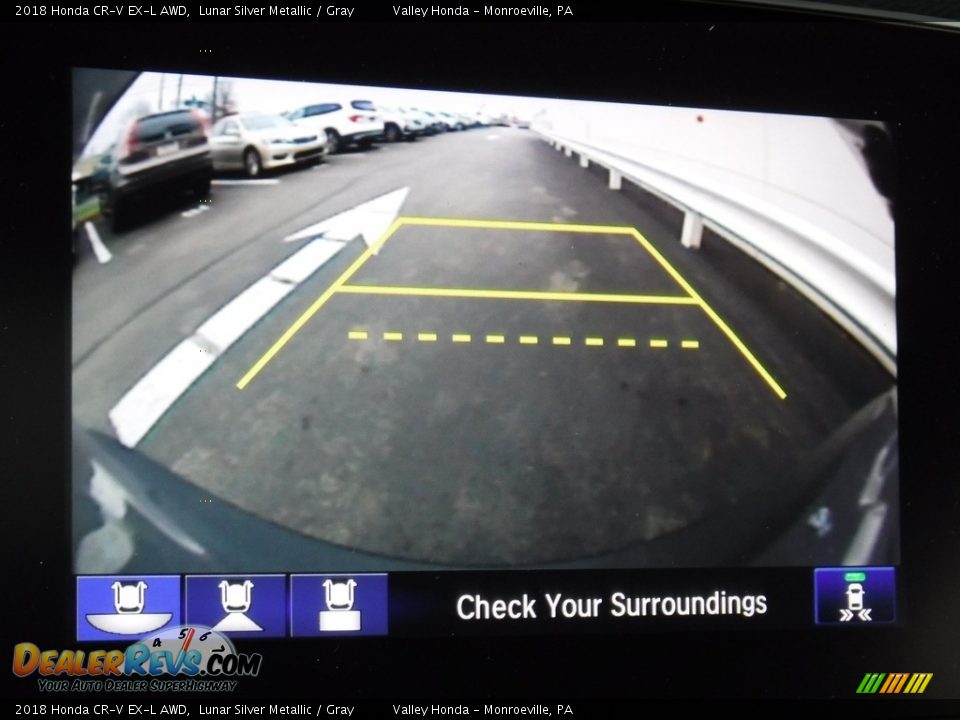 2018 Honda CR-V EX-L AWD Lunar Silver Metallic / Gray Photo #21