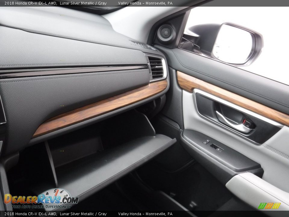 2018 Honda CR-V EX-L AWD Lunar Silver Metallic / Gray Photo #22