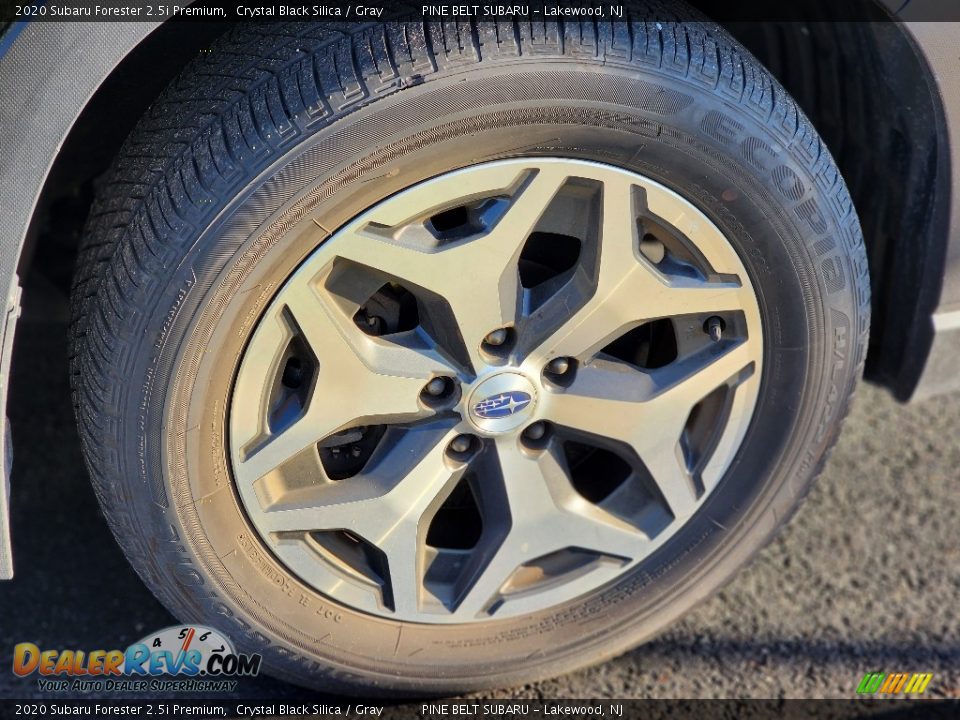 2020 Subaru Forester 2.5i Premium Crystal Black Silica / Gray Photo #6