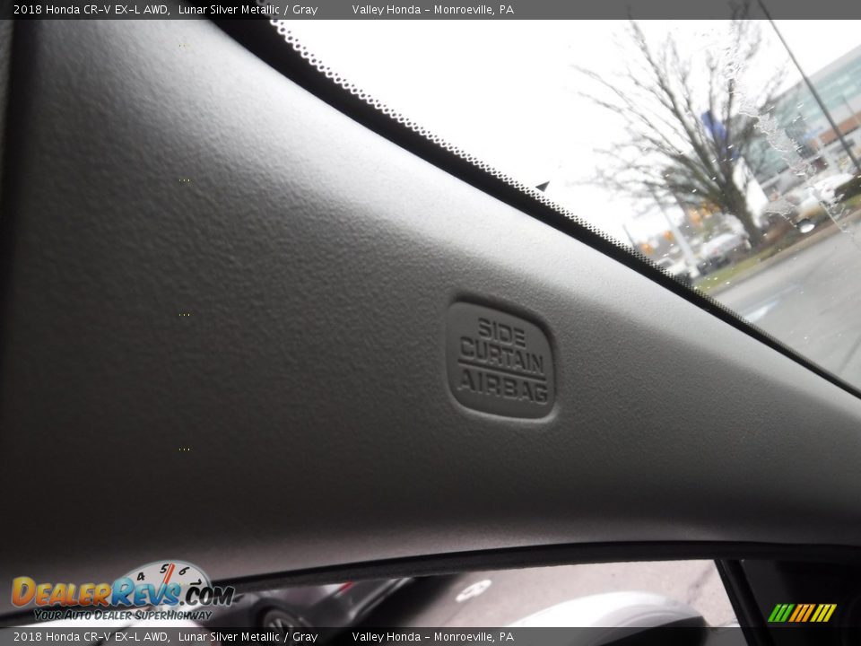 2018 Honda CR-V EX-L AWD Lunar Silver Metallic / Gray Photo #24