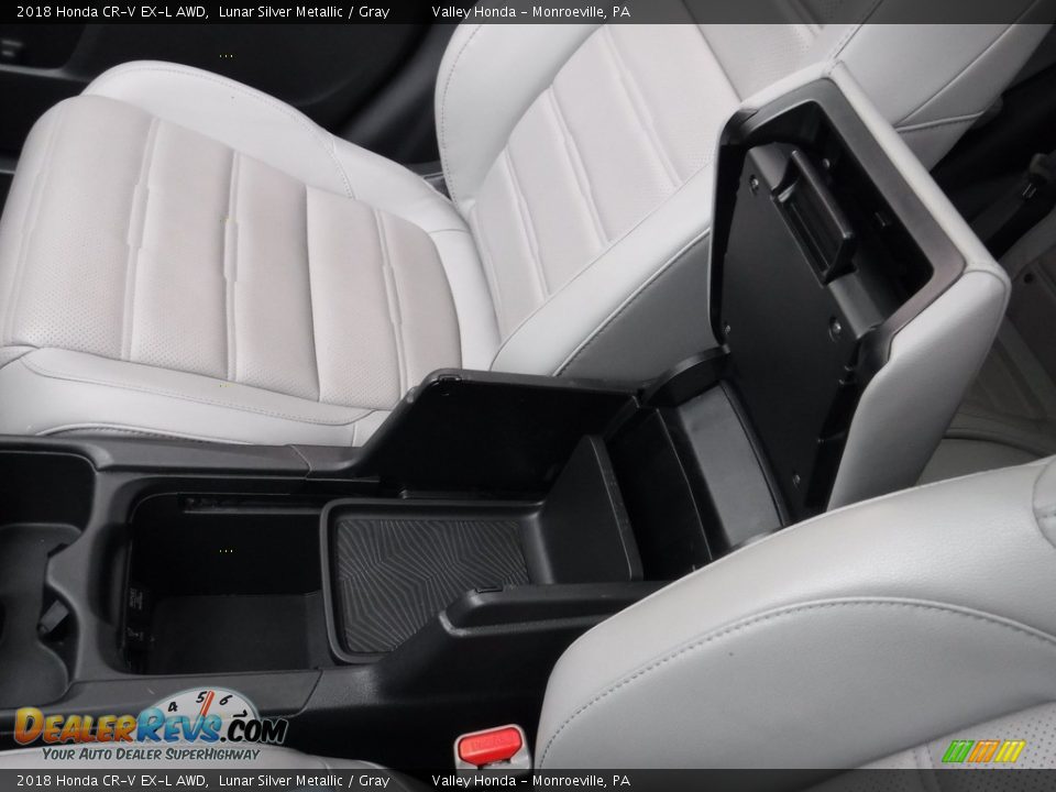2018 Honda CR-V EX-L AWD Lunar Silver Metallic / Gray Photo #28