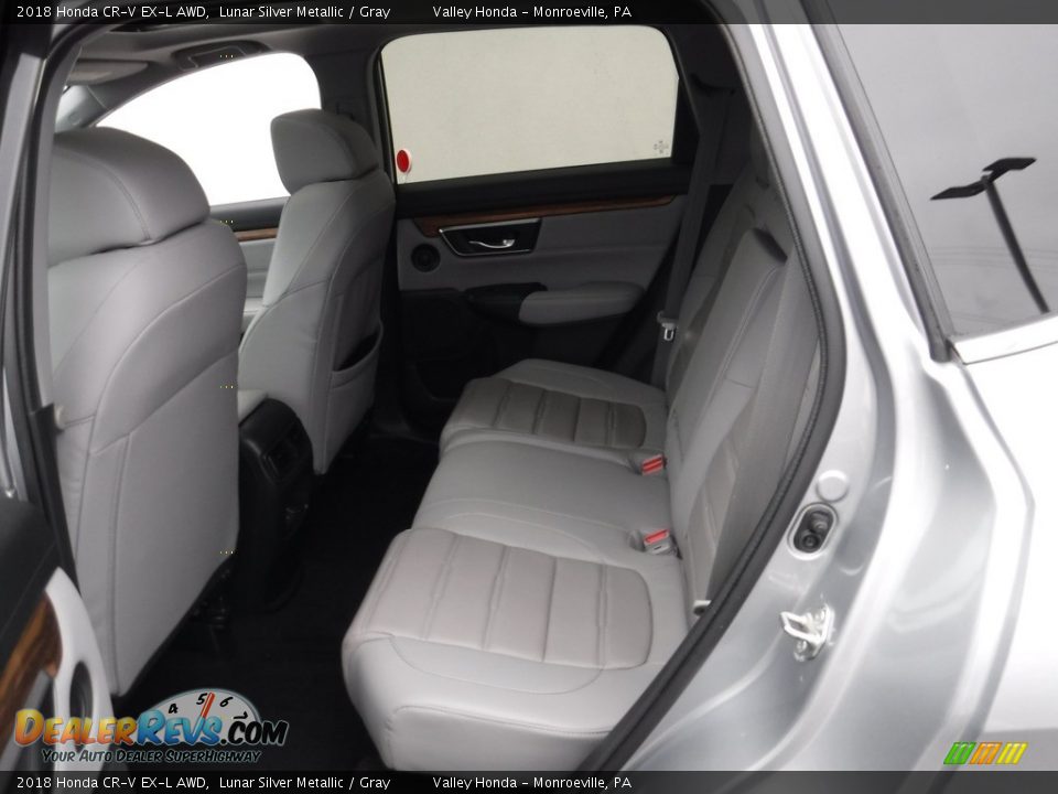 2018 Honda CR-V EX-L AWD Lunar Silver Metallic / Gray Photo #29