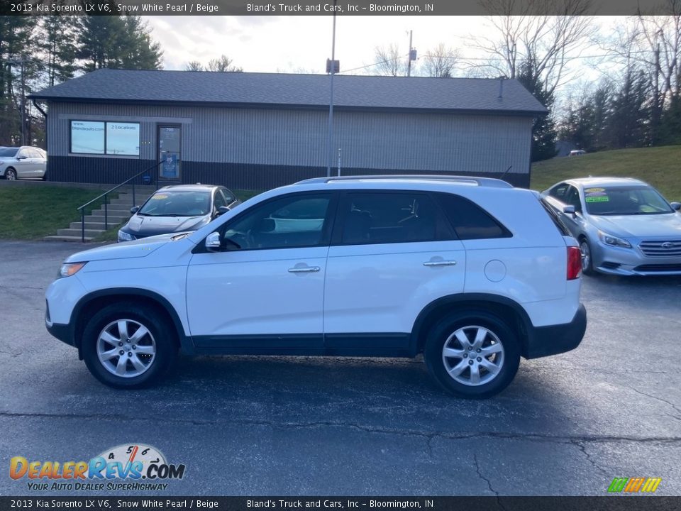 2013 Kia Sorento LX V6 Snow White Pearl / Beige Photo #1