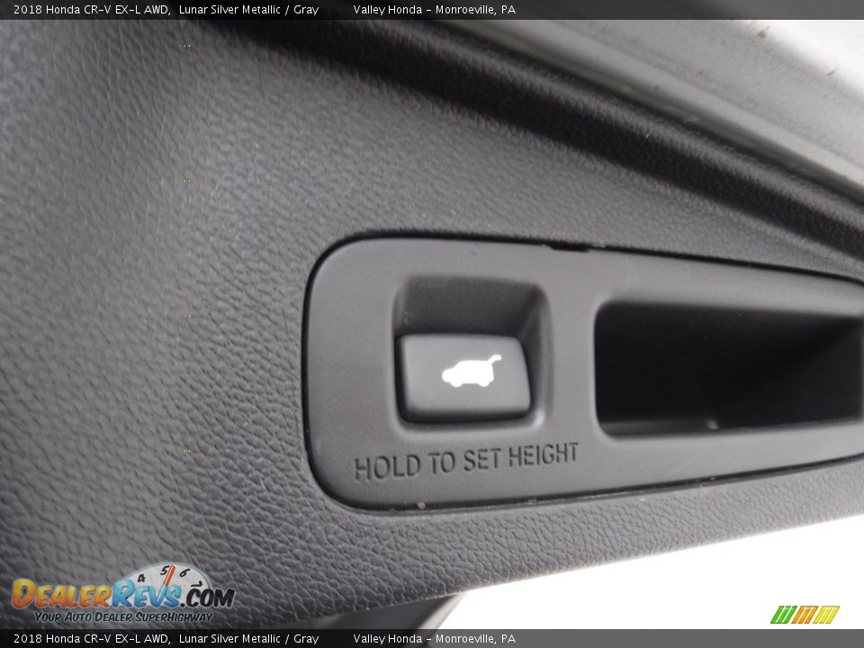 2018 Honda CR-V EX-L AWD Lunar Silver Metallic / Gray Photo #31