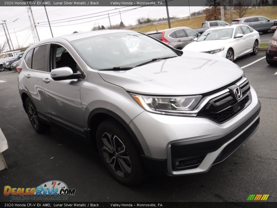 2020 Honda CR-V EX AWD Lunar Silver Metallic / Black Photo #6