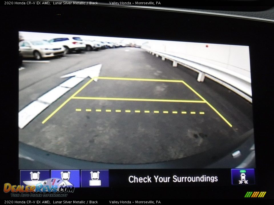 2020 Honda CR-V EX AWD Lunar Silver Metallic / Black Photo #22