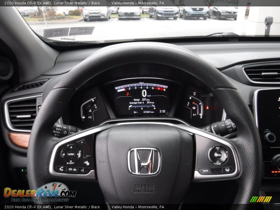 2020 Honda CR-V EX AWD Lunar Silver Metallic / Black Photo #24