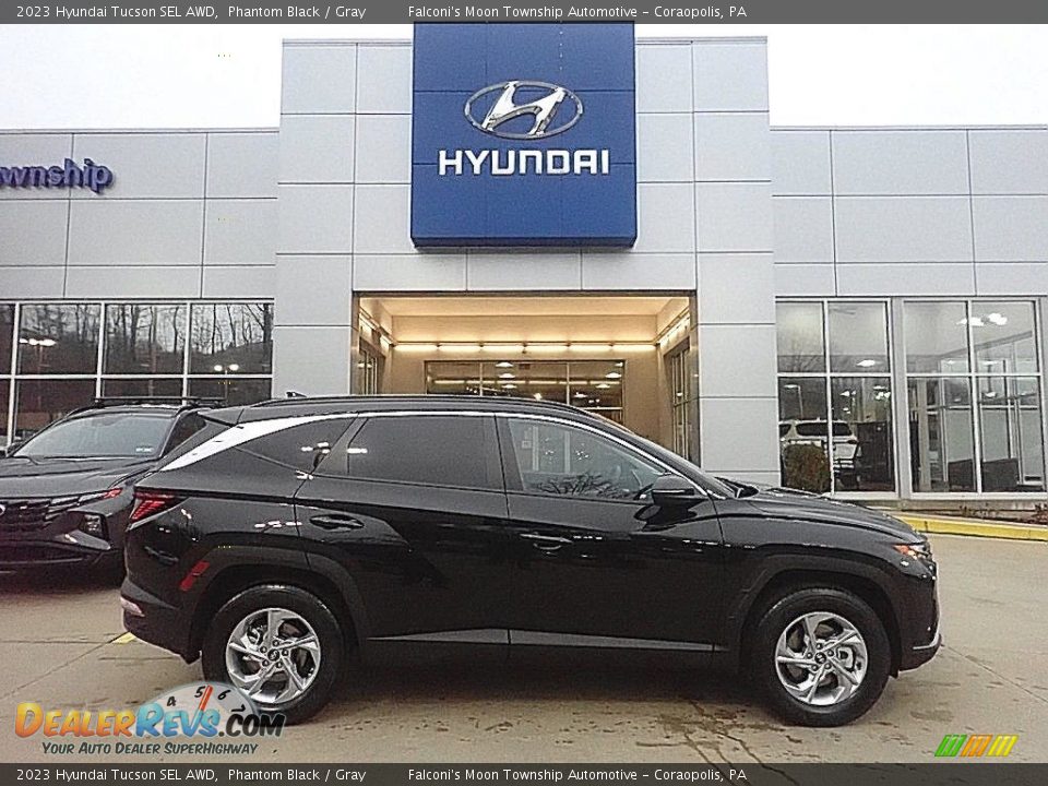 2023 Hyundai Tucson SEL AWD Phantom Black / Gray Photo #1