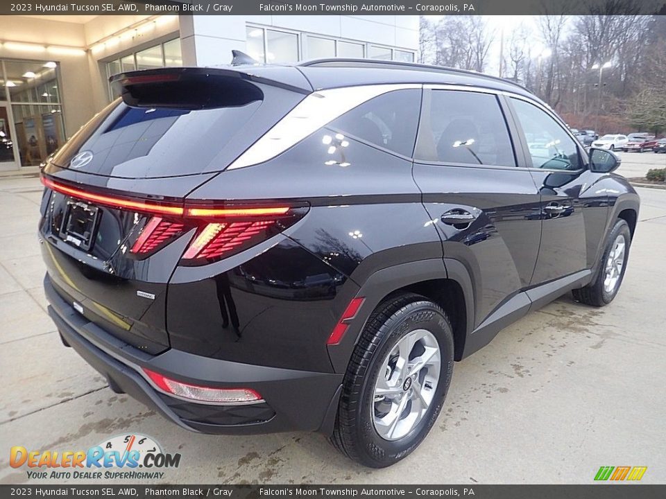 2023 Hyundai Tucson SEL AWD Phantom Black / Gray Photo #2