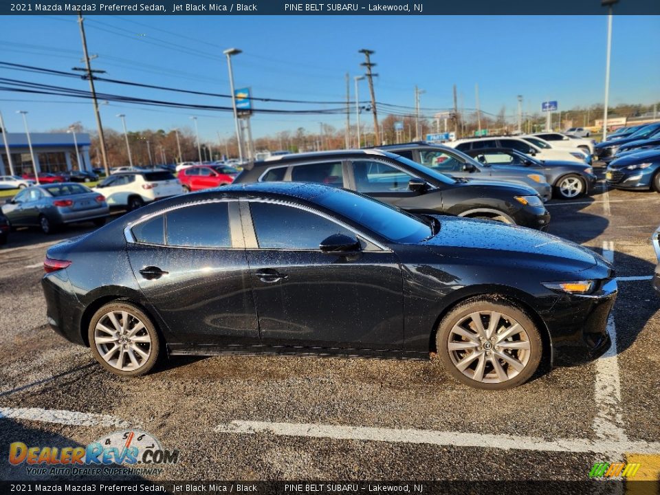 2021 Mazda Mazda3 Preferred Sedan Jet Black Mica / Black Photo #4