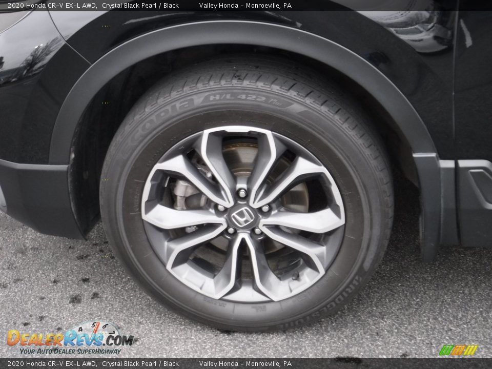 2020 Honda CR-V EX-L AWD Crystal Black Pearl / Black Photo #3