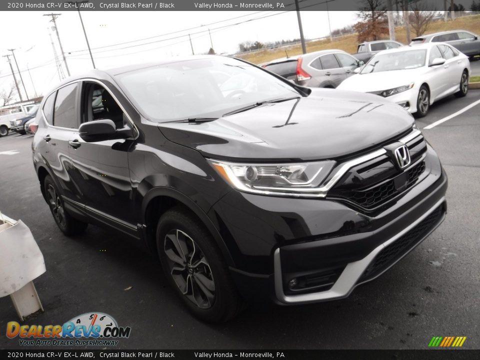 2020 Honda CR-V EX-L AWD Crystal Black Pearl / Black Photo #6