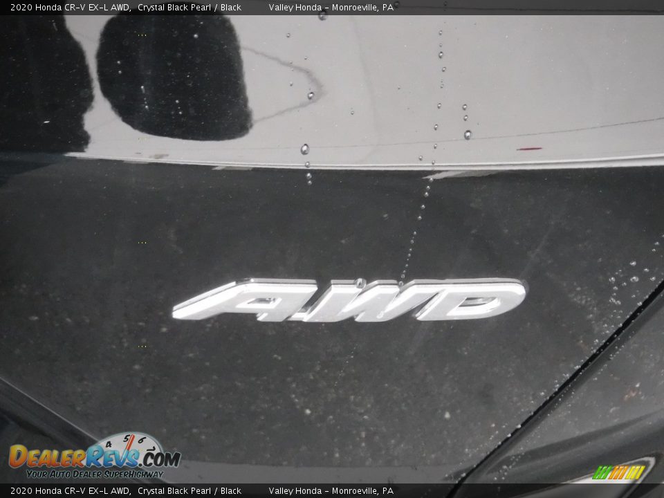 2020 Honda CR-V EX-L AWD Crystal Black Pearl / Black Photo #9