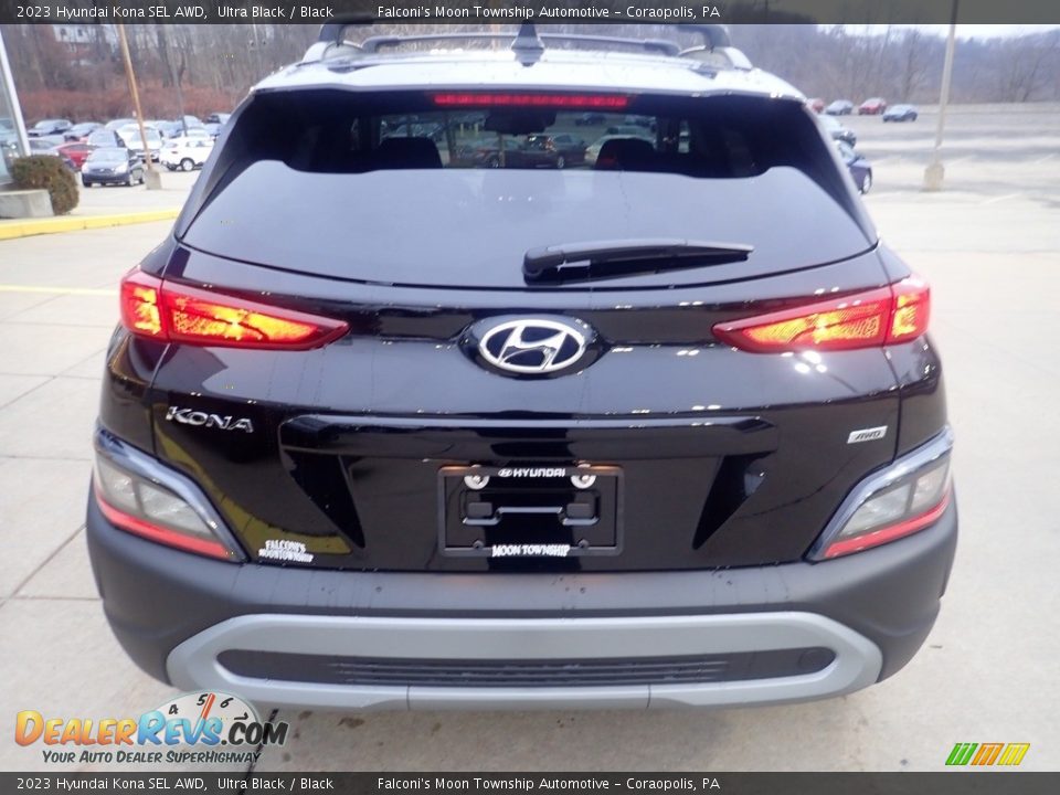 2023 Hyundai Kona SEL AWD Ultra Black / Black Photo #3