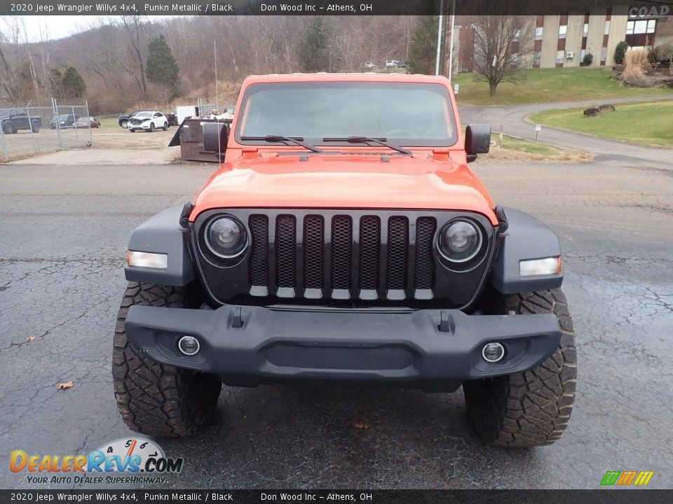 2020 Jeep Wrangler Willys 4x4 Punkn Metallic / Black Photo #3