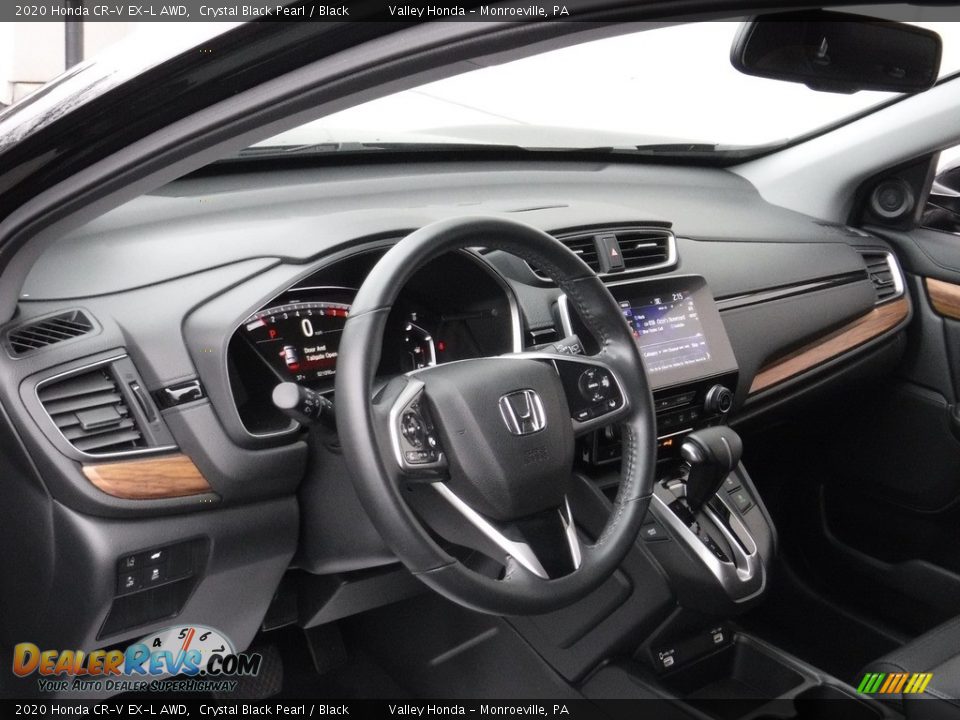 2020 Honda CR-V EX-L AWD Crystal Black Pearl / Black Photo #13