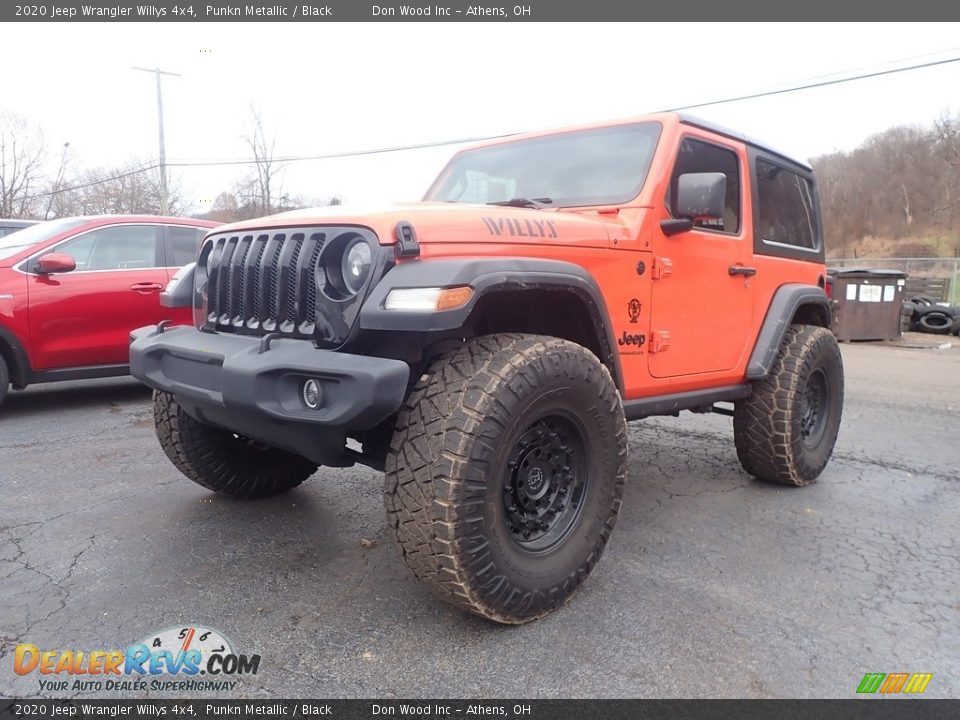 2020 Jeep Wrangler Willys 4x4 Punkn Metallic / Black Photo #6