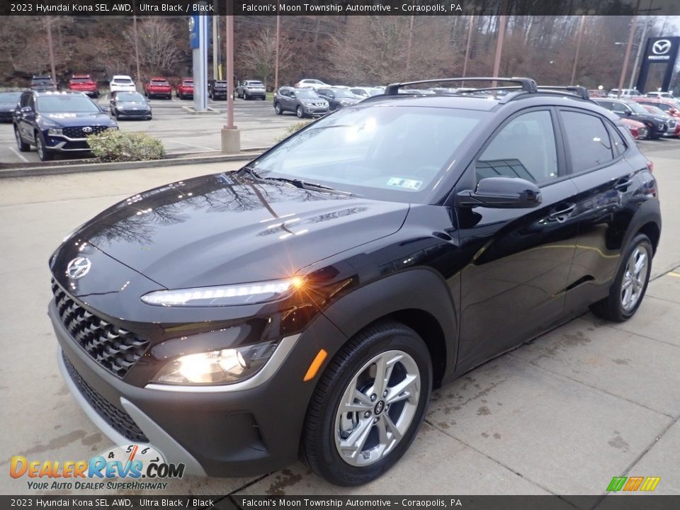 2023 Hyundai Kona SEL AWD Ultra Black / Black Photo #7