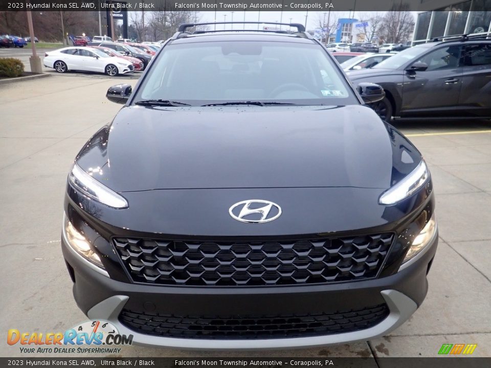 2023 Hyundai Kona SEL AWD Ultra Black / Black Photo #8