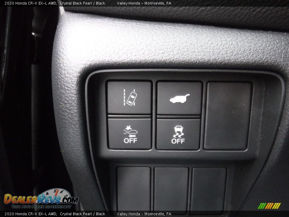 2020 Honda CR-V EX-L AWD Crystal Black Pearl / Black Photo #17