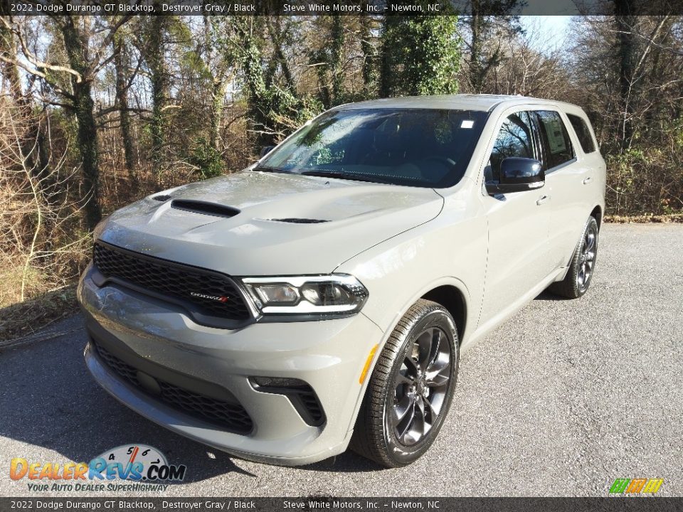 2022 Dodge Durango GT Blacktop Destroyer Gray / Black Photo #2