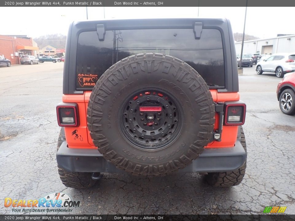2020 Jeep Wrangler Willys 4x4 Punkn Metallic / Black Photo #9