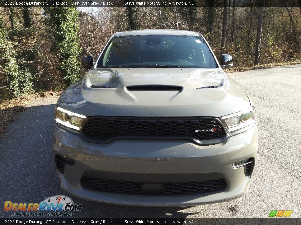 2022 Dodge Durango GT Blacktop Destroyer Gray / Black Photo #3