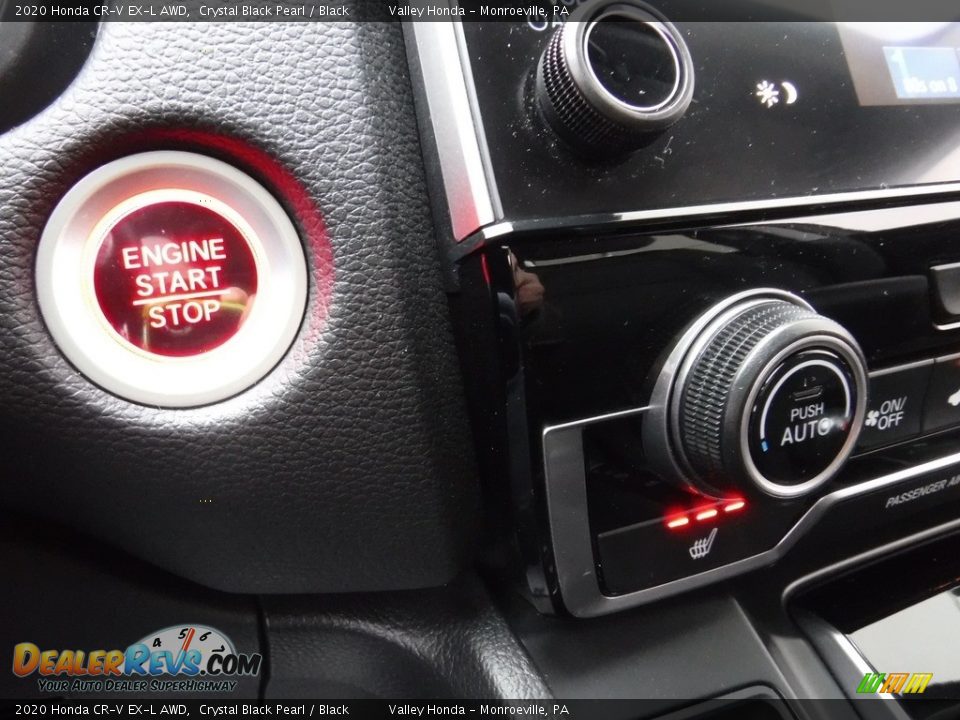 2020 Honda CR-V EX-L AWD Crystal Black Pearl / Black Photo #19