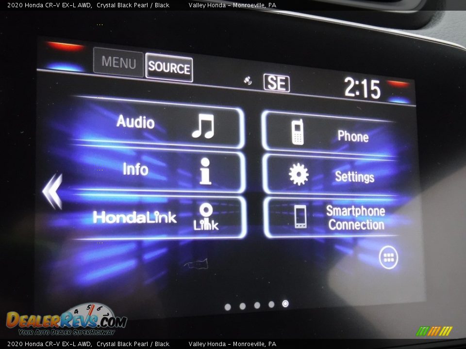 2020 Honda CR-V EX-L AWD Crystal Black Pearl / Black Photo #21