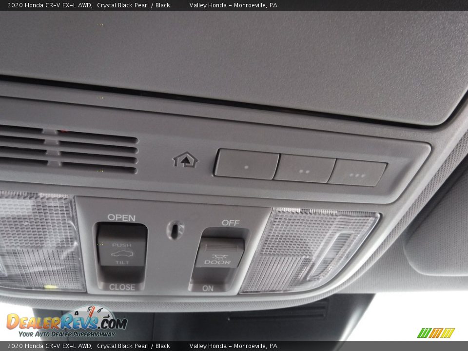 2020 Honda CR-V EX-L AWD Crystal Black Pearl / Black Photo #23