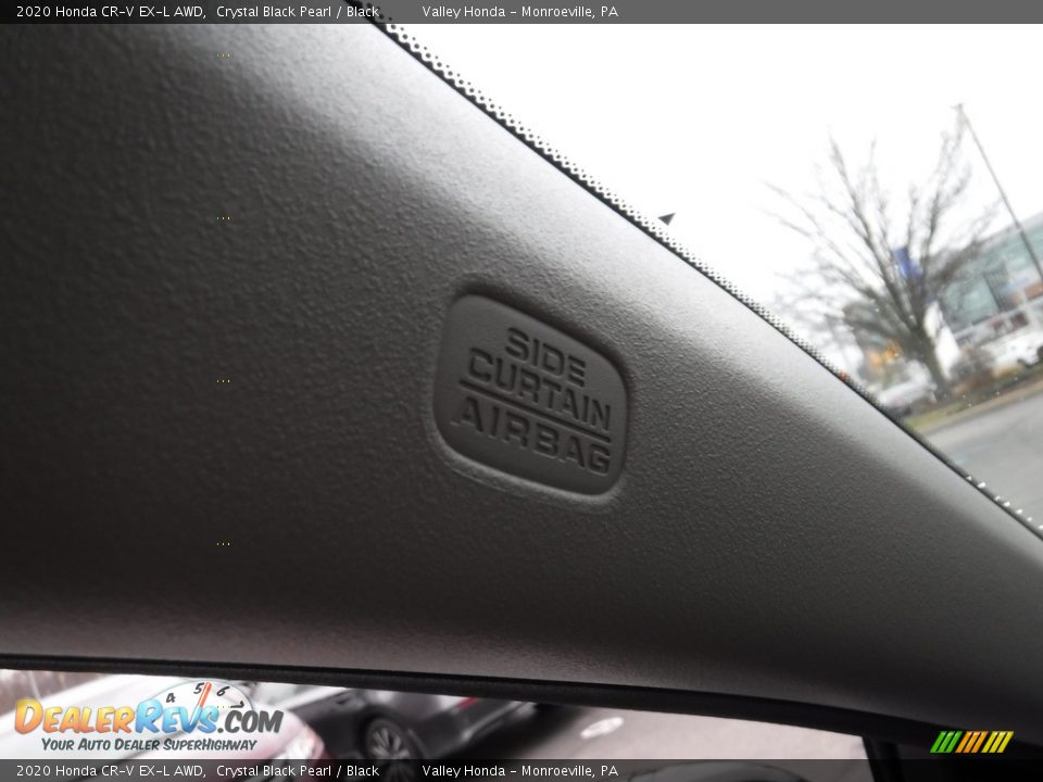 2020 Honda CR-V EX-L AWD Crystal Black Pearl / Black Photo #24
