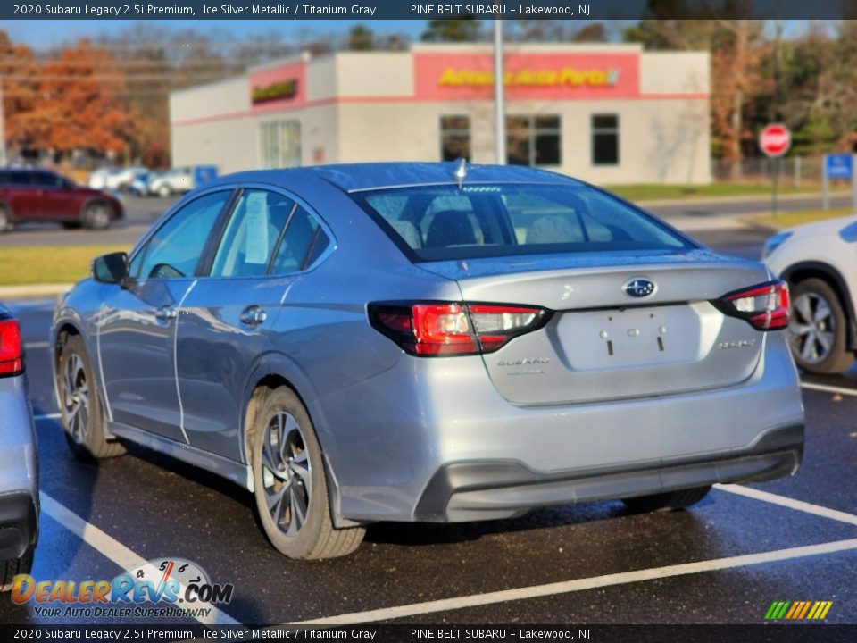 2020 Subaru Legacy 2.5i Premium Ice Silver Metallic / Titanium Gray Photo #10