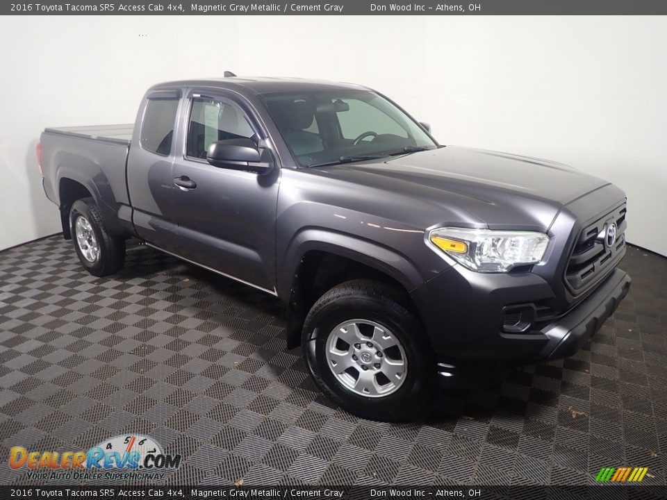 2016 Toyota Tacoma SR5 Access Cab 4x4 Magnetic Gray Metallic / Cement Gray Photo #2