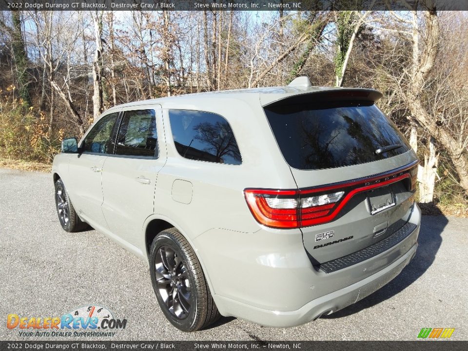 2022 Dodge Durango GT Blacktop Destroyer Gray / Black Photo #8