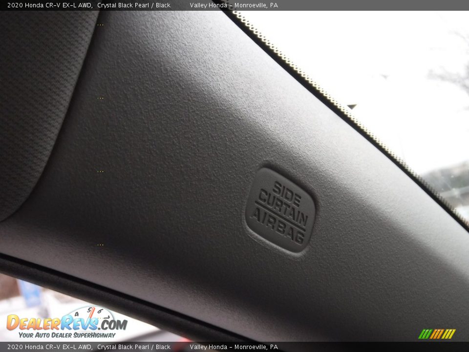 2020 Honda CR-V EX-L AWD Crystal Black Pearl / Black Photo #26