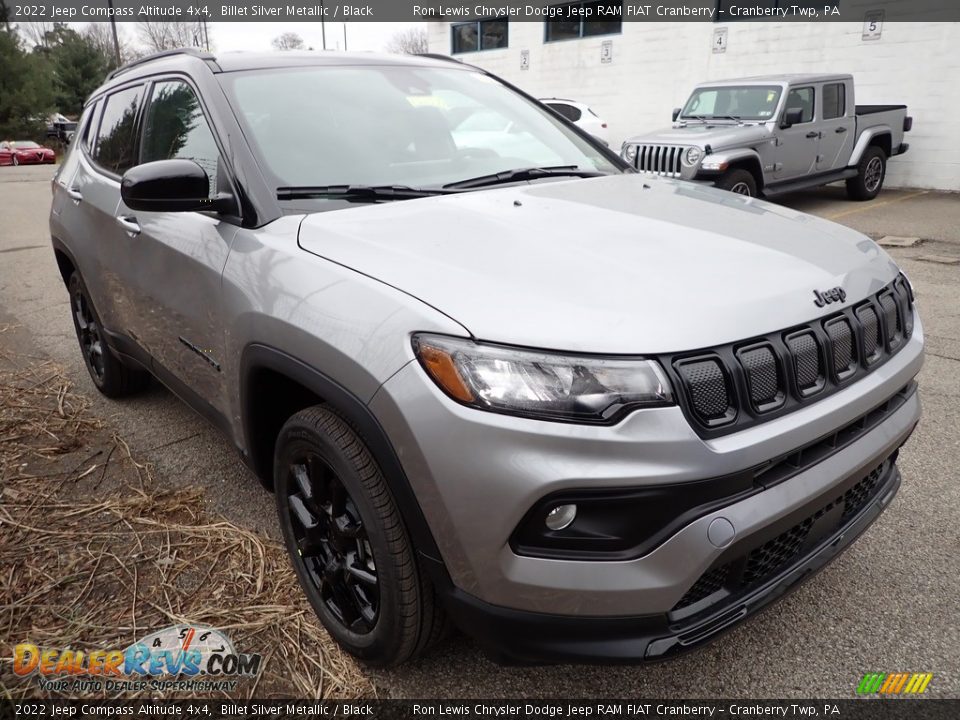 2022 Jeep Compass Altitude 4x4 Billet Silver Metallic / Black Photo #3