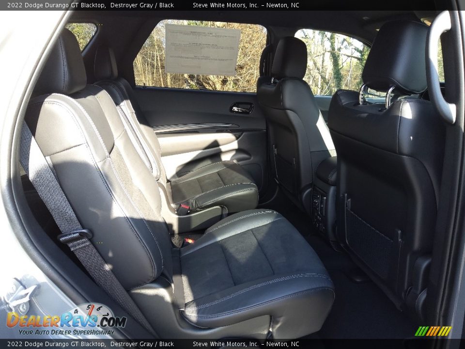 Rear Seat of 2022 Dodge Durango GT Blacktop Photo #11