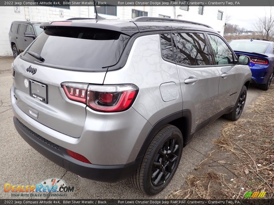 2022 Jeep Compass Altitude 4x4 Billet Silver Metallic / Black Photo #4