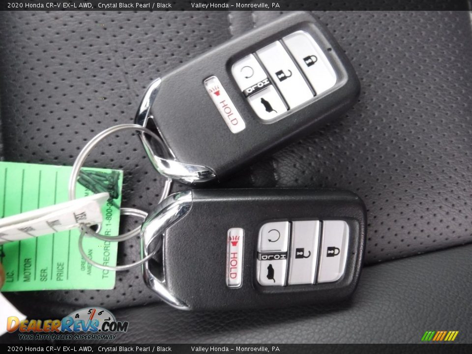 2020 Honda CR-V EX-L AWD Crystal Black Pearl / Black Photo #33
